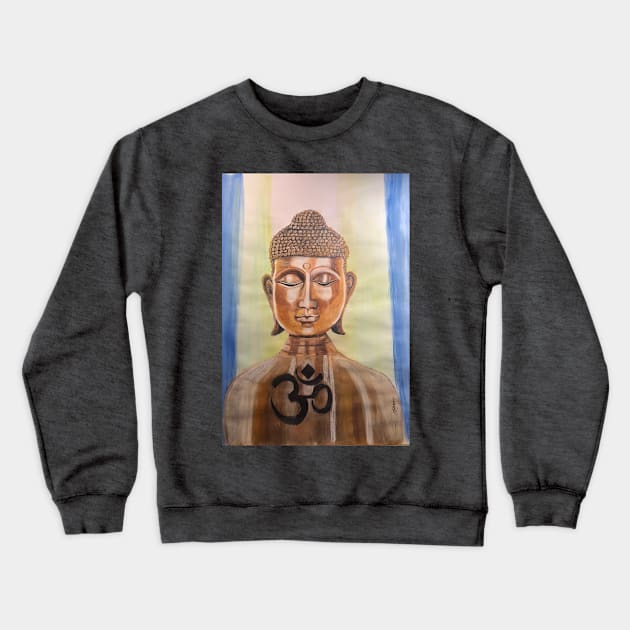 Buddha Crewneck Sweatshirt by Art by Kerry Cortinas